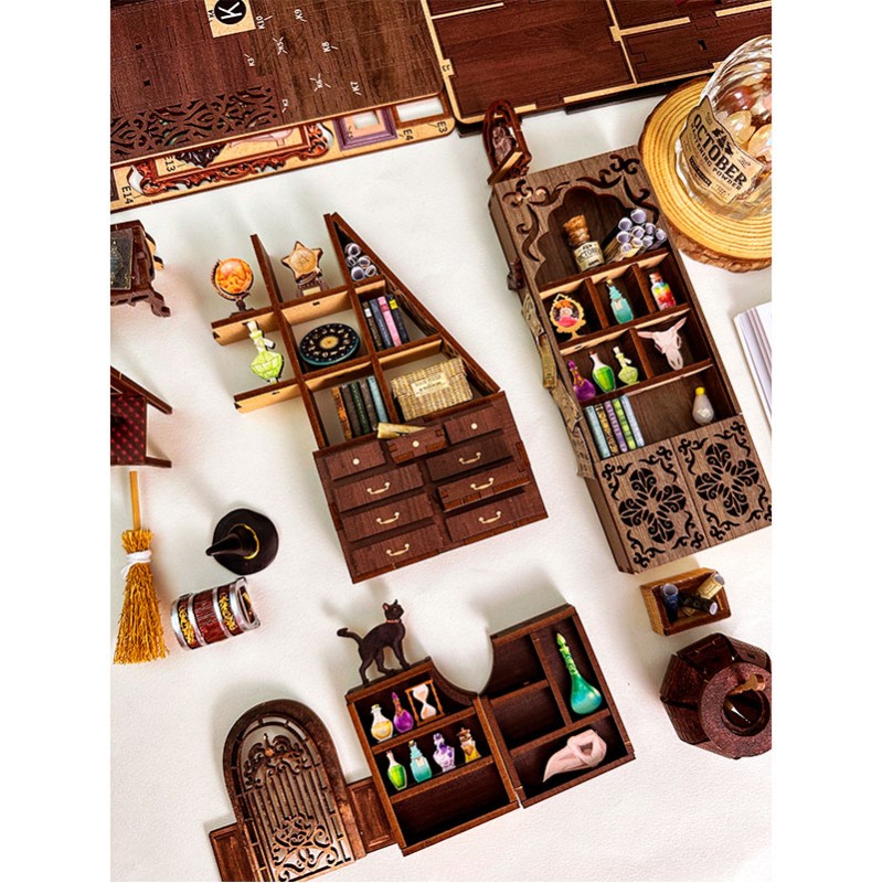 Imagen del producto 11: Cutebee Book Nook Magic Pharmacist 282 piezas