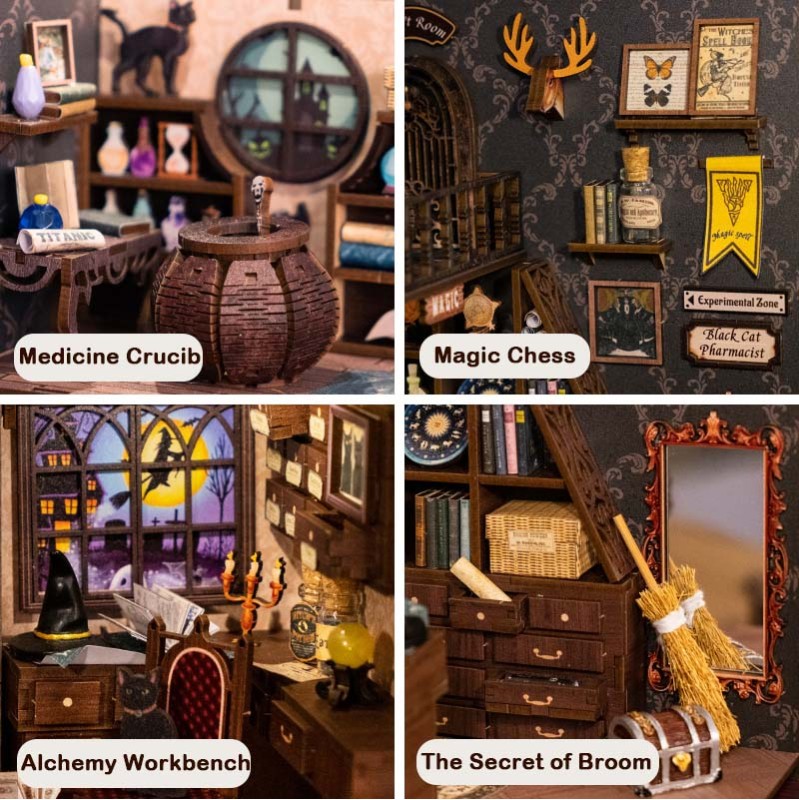 Imagen del producto 6: Cutebee Book Nook Magic Pharmacist 282 piezas