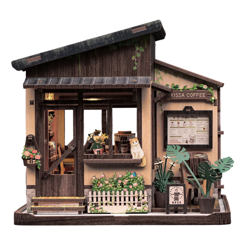 Imagen del producto 2: Cutebee Miniature House Kissa Coffee 262 piezas