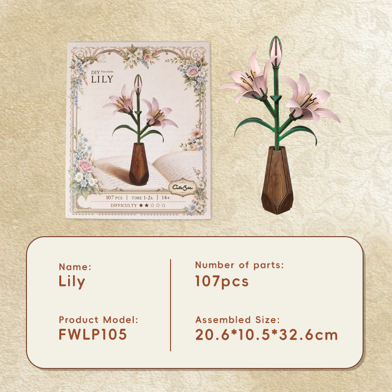 Cutebee Fiori Lily 107 pezzi