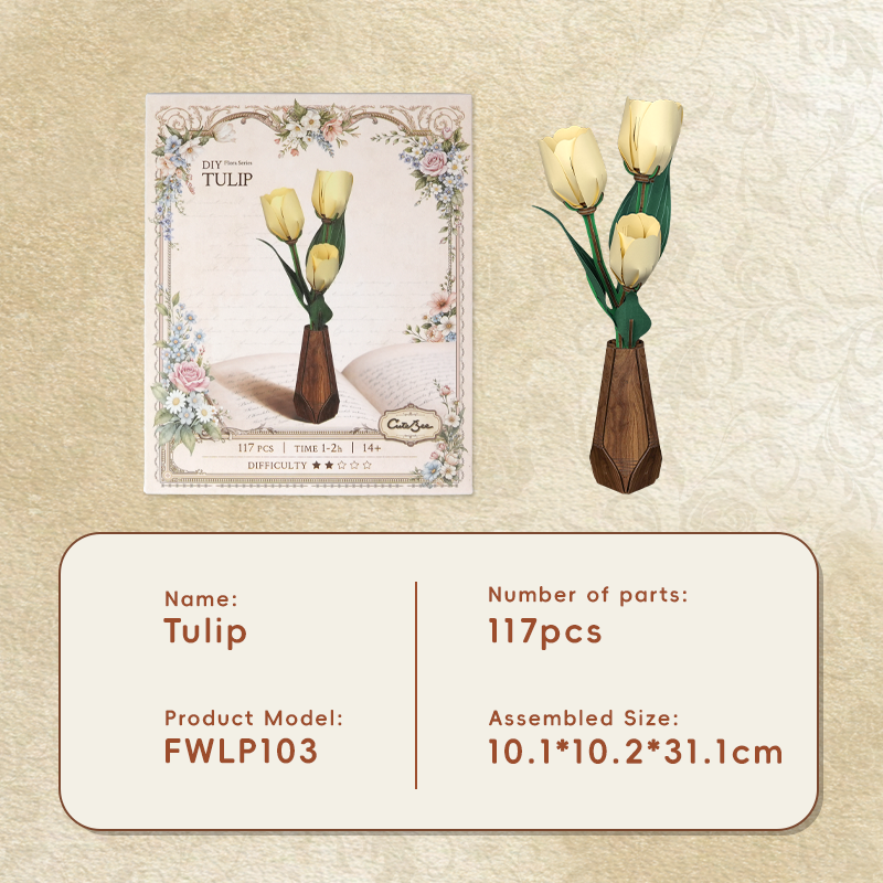 Cutebee Fiori Tulip 117 pezzi