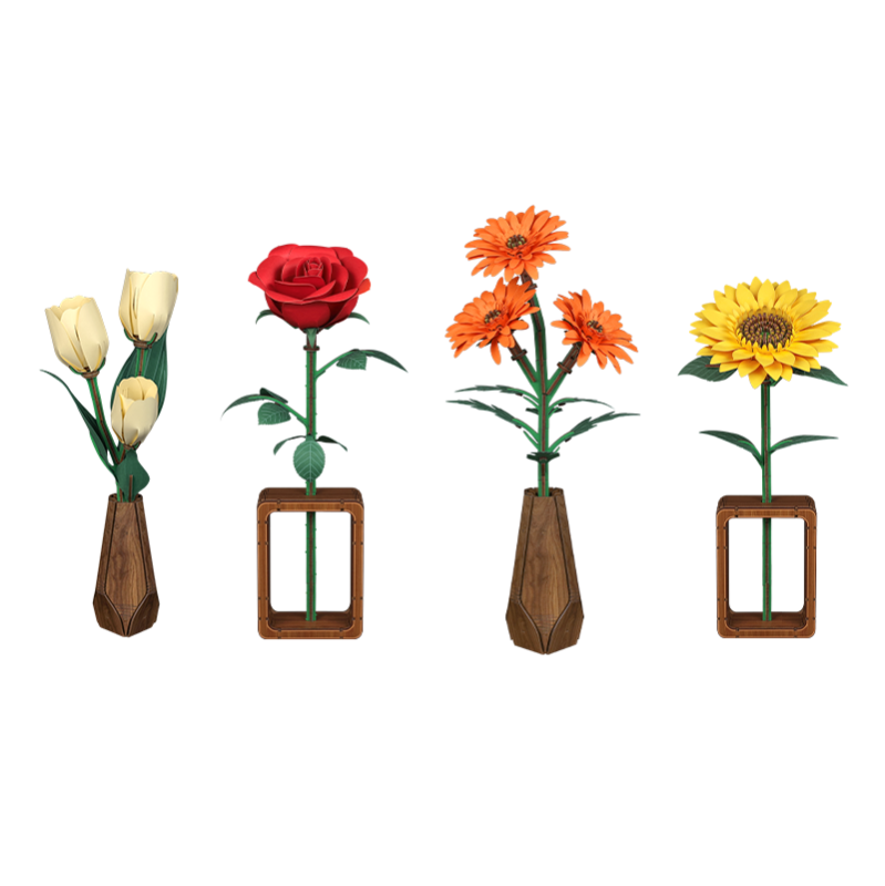 Imagen del producto 2: Cutebee Flor Rose 92 piezas
