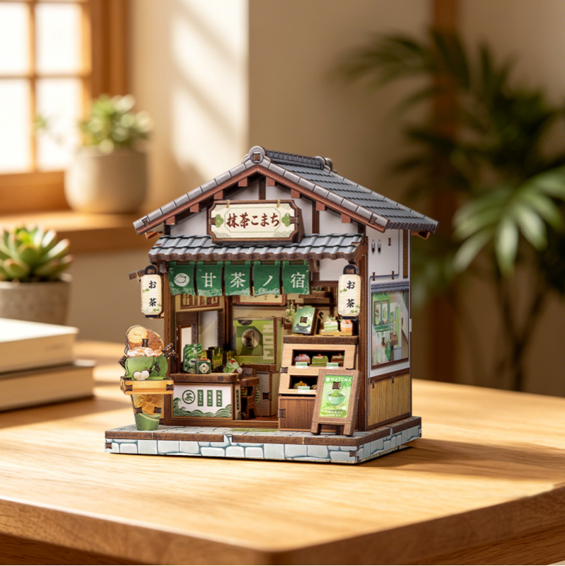 Imagen del producto 4: Cutebee Mini Store Series Kyoto Matcha Cottage 128 piezas