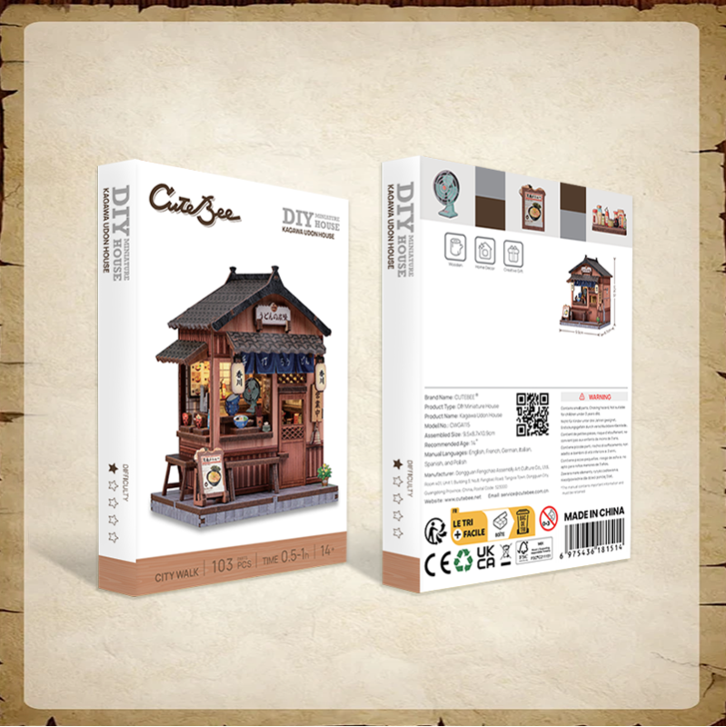 Immagine del prodotto 10: Cutebee Mini Store Series Kagawa Udon House 103 pezzi