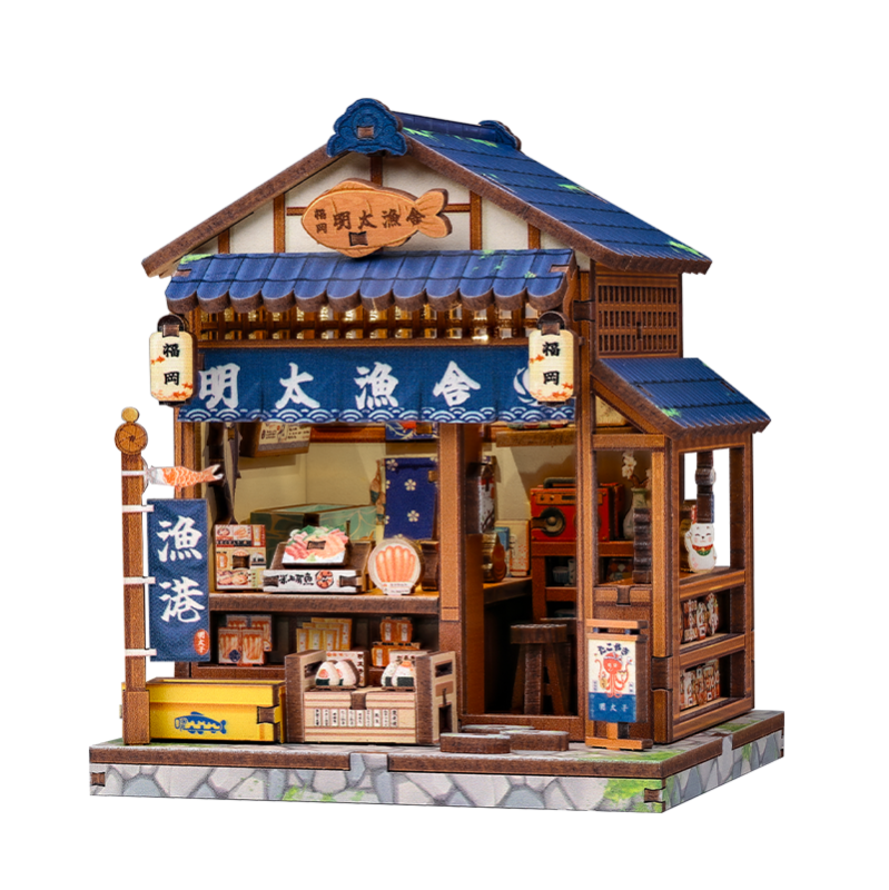 Imagen del producto 2: Cutebee Mini Store Series Fukuoka Mentaiko Kitchen 139 piezas