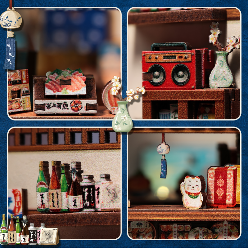 Imagen del producto 6: Cutebee Mini Store Series Fukuoka Mentaiko Kitchen 139 piezas