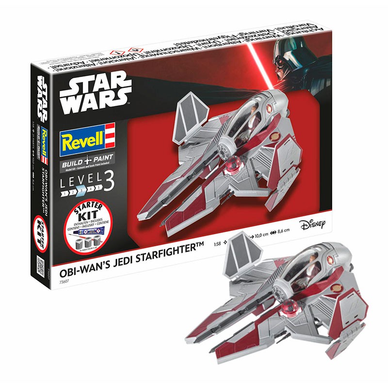 Revell Starter Kit Star Wars Obi-Wan's Starfighter 1:58