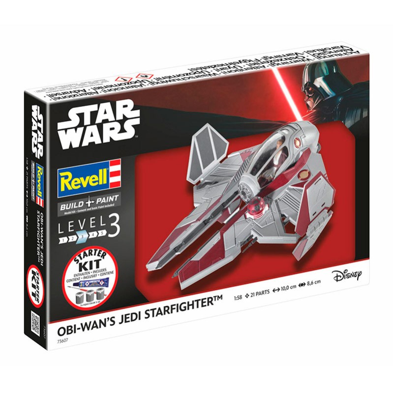 Imagen del producto 2: Revell Starter Kit Star Wars Obi-Wan's Starfighter 1:58
