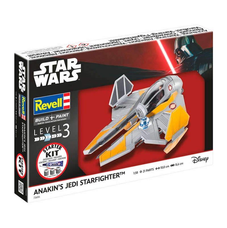 Imagen del producto 2: Revell Starter Kit Star Wars Anakin's Starfighter 1:58