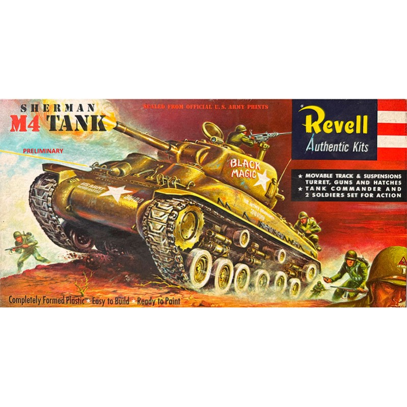 Imagen del producto 3: Revell Tanque M4 Sherman - 75 Years Plastic Modelbuilding 1:40