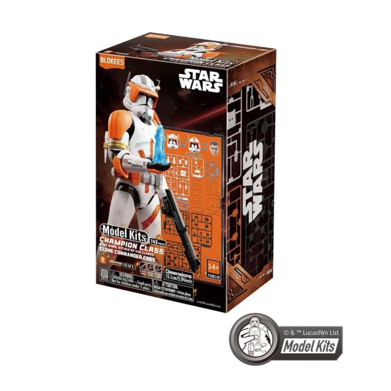 Imagen del producto 2: Blokees Figura Champion Class Star Wars 10: Commander Cody (Attack of the Clones)