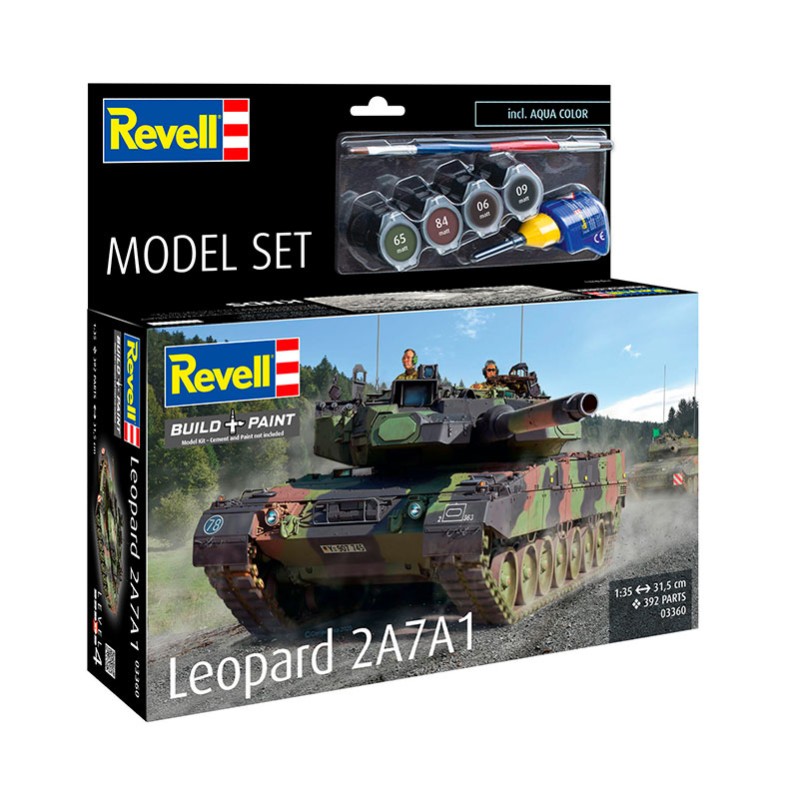 Imagen del producto 3: Revell Model Set Tanque Leopard 2A7A1 1:35