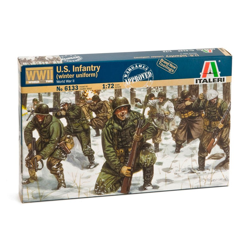 Italeri Figure Soldati U.S. Infantry-winter uniform (WWII) 1:72