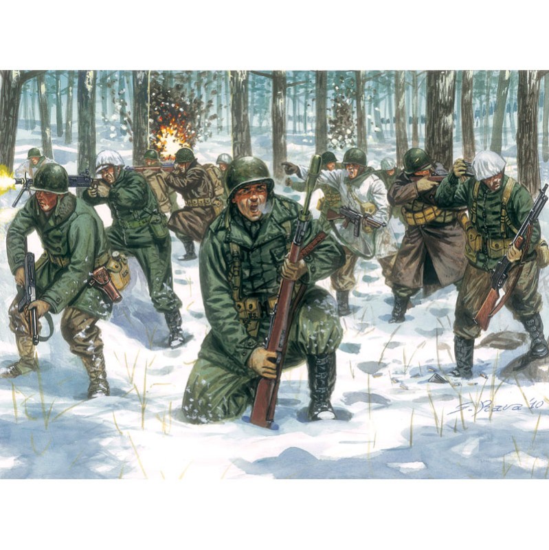 Imagen del producto 2: Italeri Figuras Soldados U.S. Infantry-winter uniform (WWII) 1:72