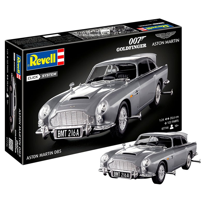 Revell Coche James Bond Aston Martin DB5 (Click System) 1:24