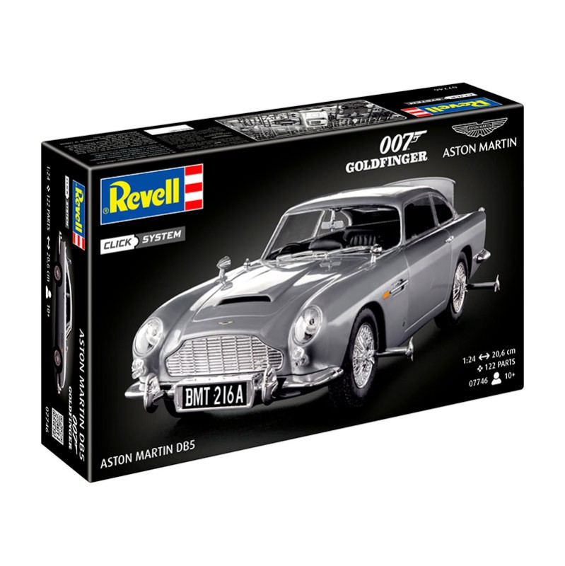 Imagen del producto 3: Revell Coche James Bond Aston Martin DB5 (Click System) 1:24