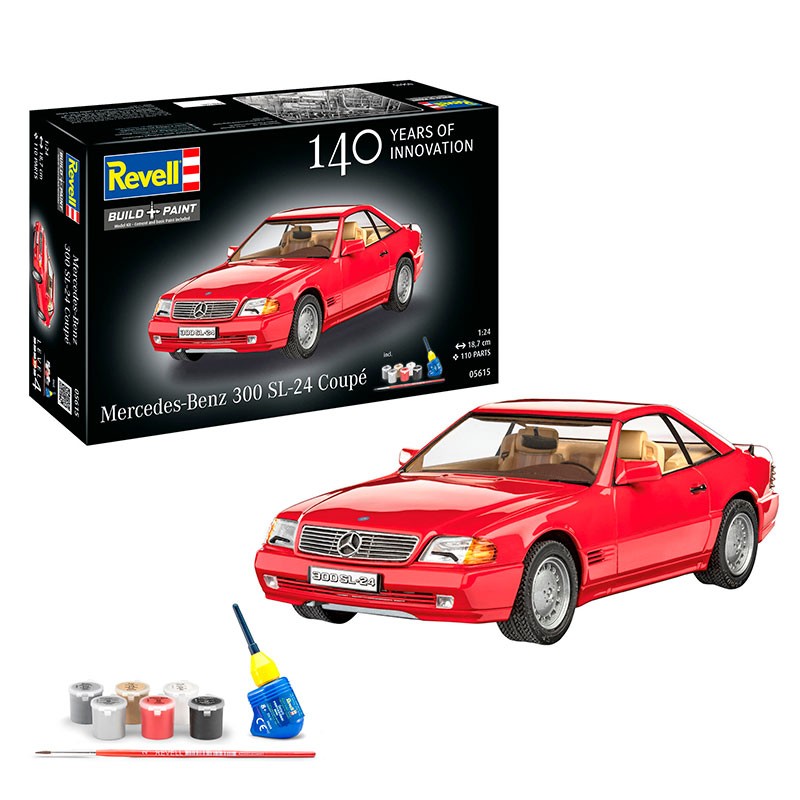 Revell Gift Set Auto Mercedes-Benz 300 SL-24 Coupé 100 Years 1:24