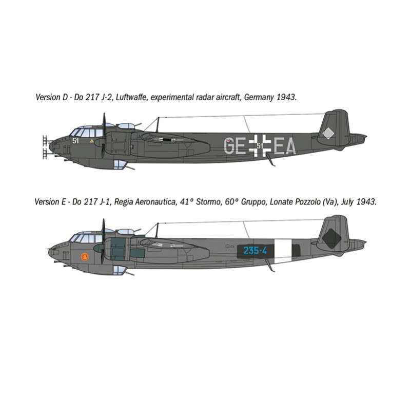 Imagen del producto 4: Italeri Avión Dornier Do 217 J1/J2 Nachtjäger 1:72