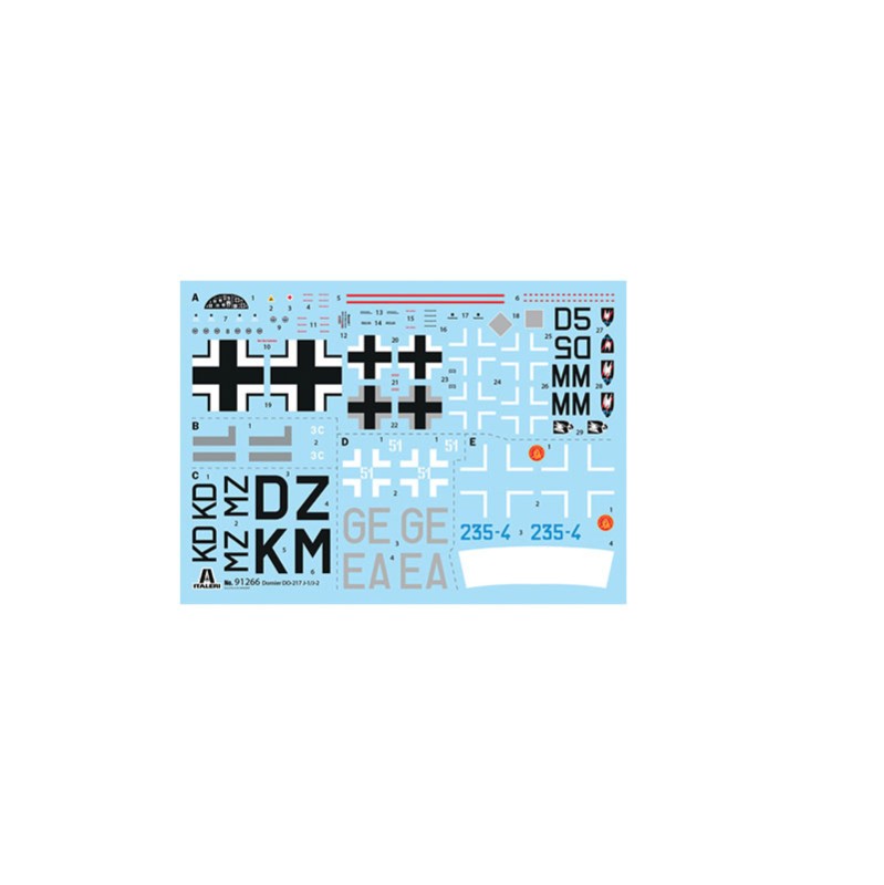 Imagen del producto 5: Italeri Avión Dornier Do 217 J1/J2 Nachtjäger 1:72