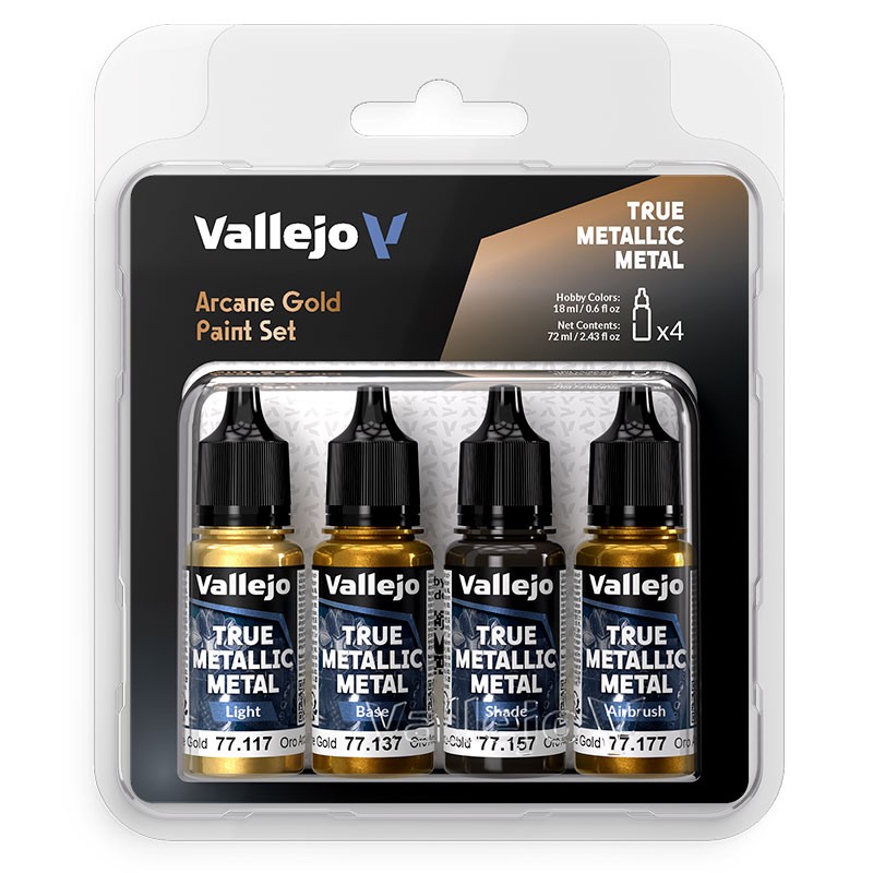 Vallejo Set di 4 TMM Oro Arcano