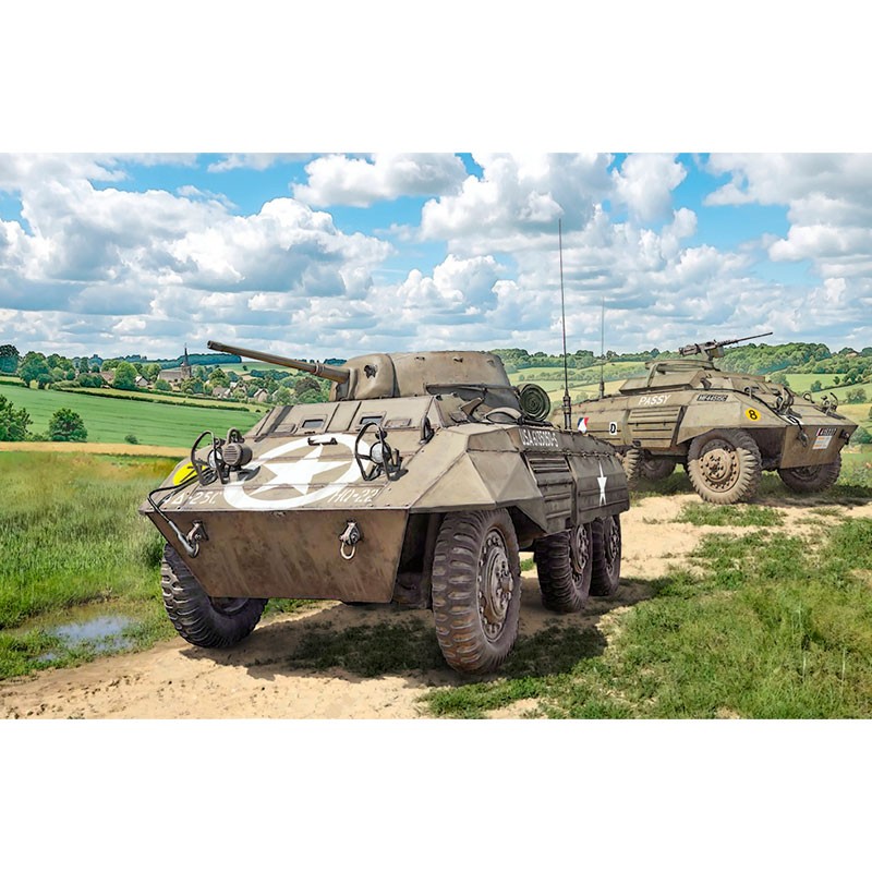 Italeri Carri armati M8 Greyhound / M20 1:72
