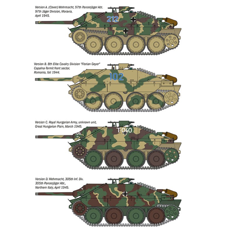 Imagen del producto 3: Italeri Tanque Jagdpanzer 38(t) Hetzer 1:35