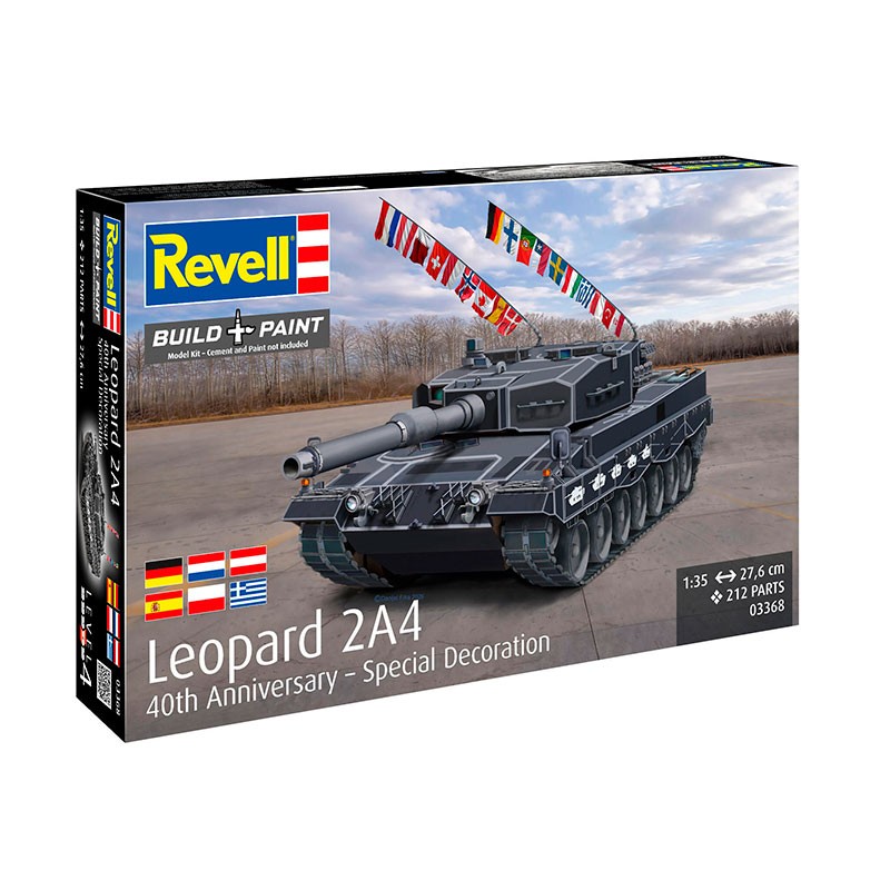 Revell Carro armato Leopard 2A4 - Special Decoration 40th anniversary 1:35