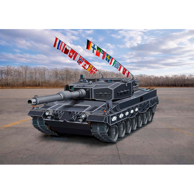 Imagen del producto 2: Revell Tanque Leopard 2A4 - Special Decoration 40th anniversary 1:35