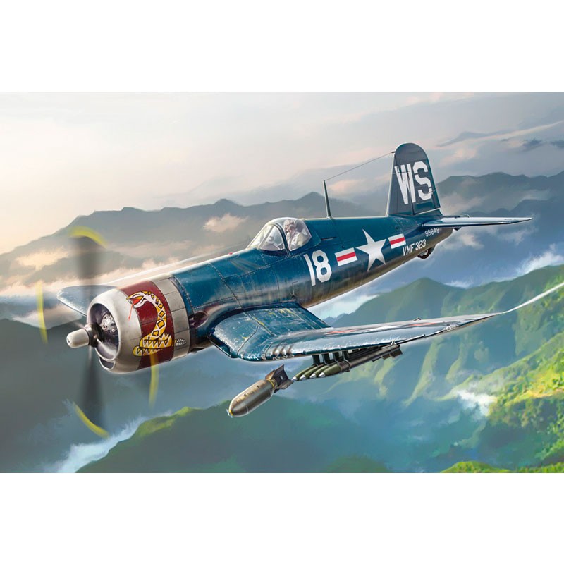 Italeri Aereo F-4U-4 Corsair Korean War 1:72