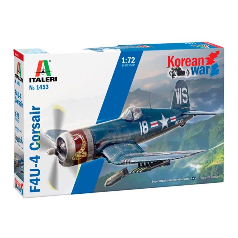 Imagen del producto 2: Italeri Avión F-4U-4 Corsair Korean War 1:72