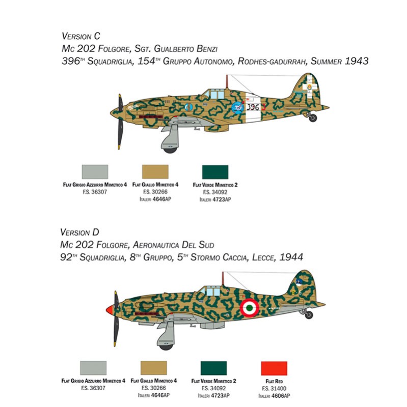 Immagine del prodotto 3: Italeri Aereo MC.202 Folgore 1:72