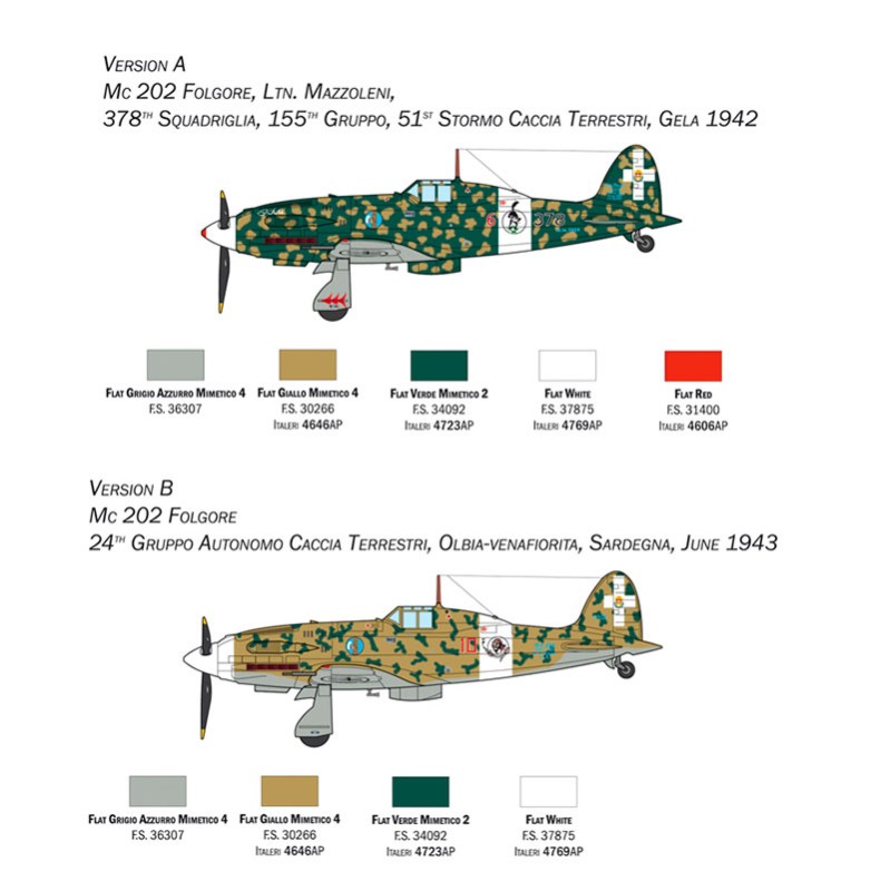 Immagine del prodotto 4: Italeri Aereo MC.202 Folgore 1:72