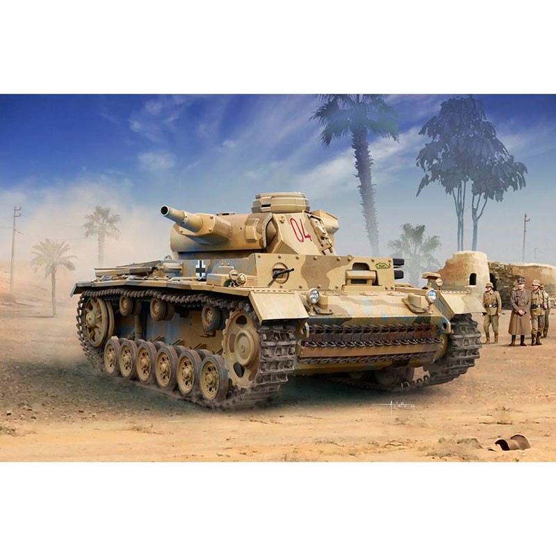 Academy Carro armato tedesco Panzer III Ausf.N "Afrika Korps" 1/35