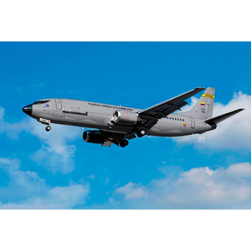 Academy Aereo Boeing 737 "Colombian Air Force" 1/144
