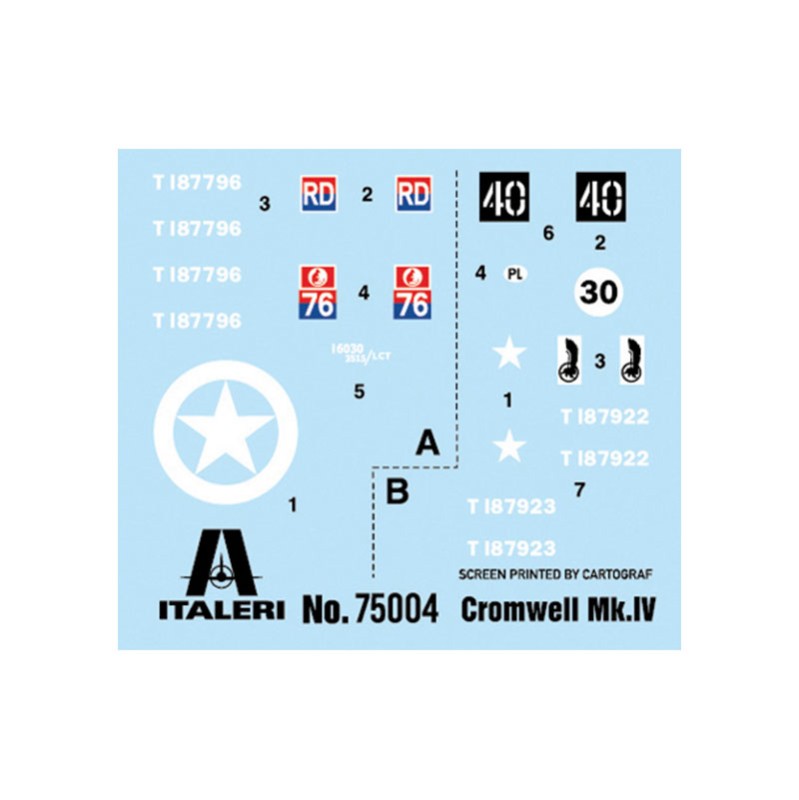 Immagine del prodotto 3: Italeri Set con colori Carro armato Cromwell Mk. IV Starter Set - Easy Paint 1:56 line