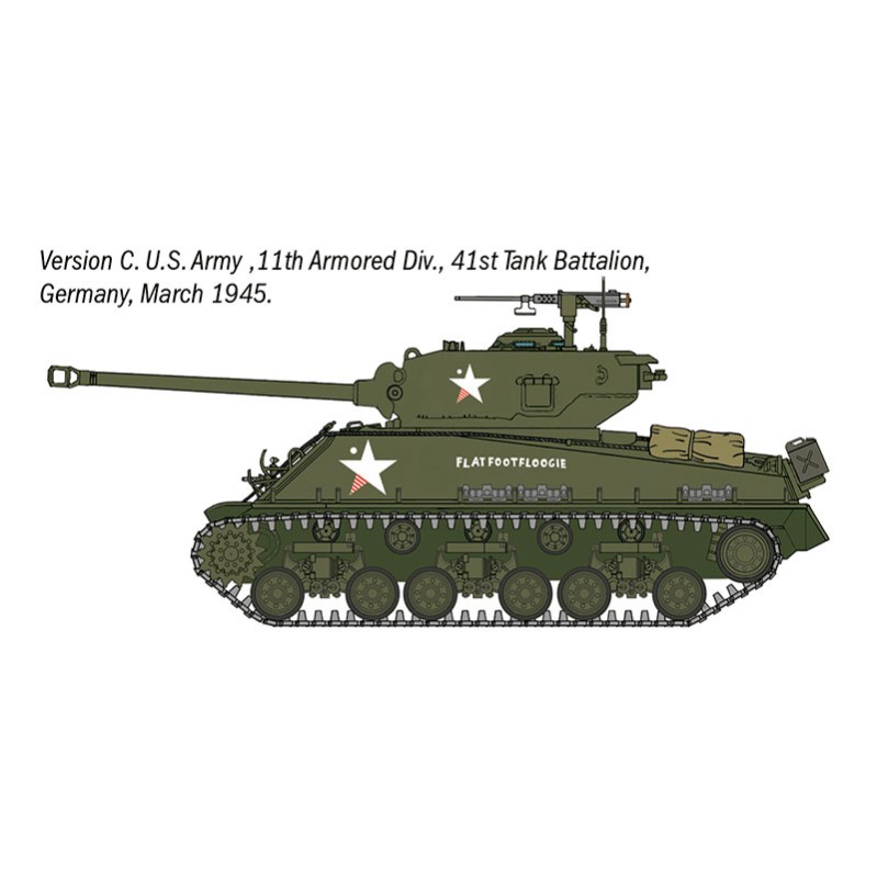 Immagine del prodotto 3: Italeri Set con colori Carro armato Sherman Fury M4A3E8 Starter Set - Easy Paint 1:56