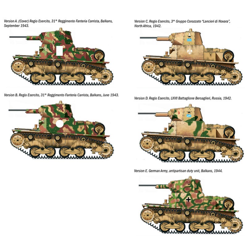 Imagen del producto 3: Italeri Tanque Carro Armato L6/40 - 1:35