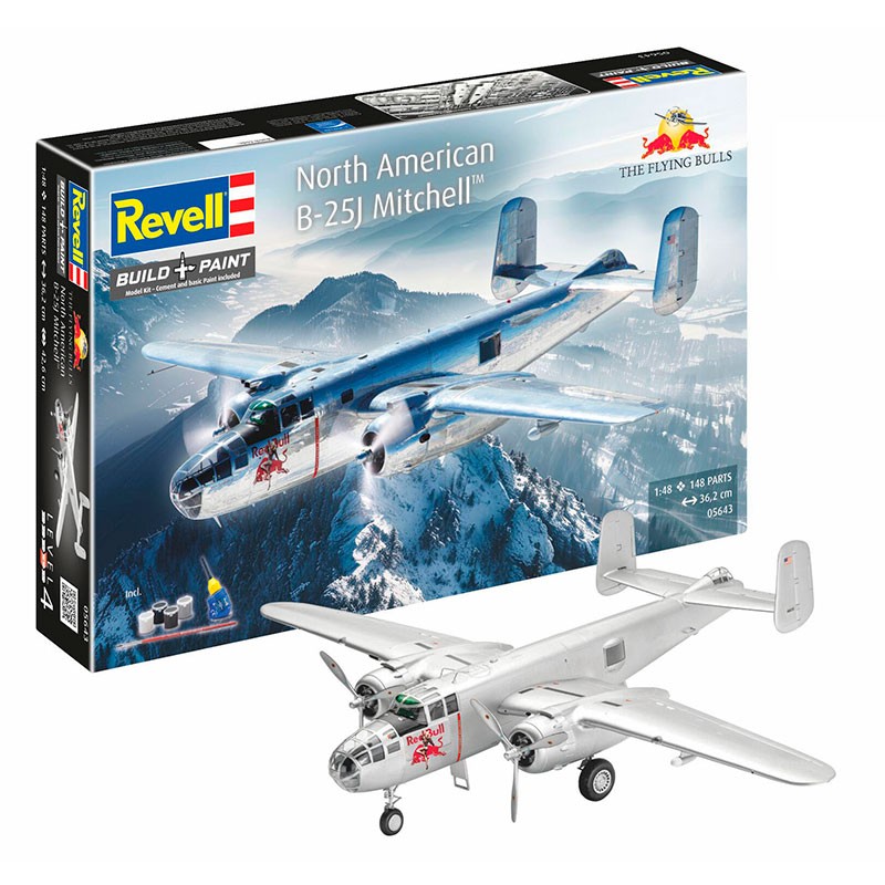Revell Gift Set Aereo B-25J Mitchell: Flying Bulls 1:48