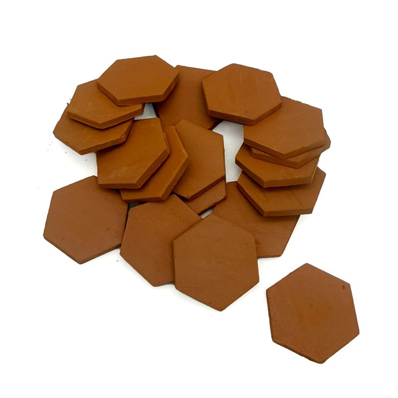 Eurokit Piastrella esagonale rossa 25x28x3 25pz