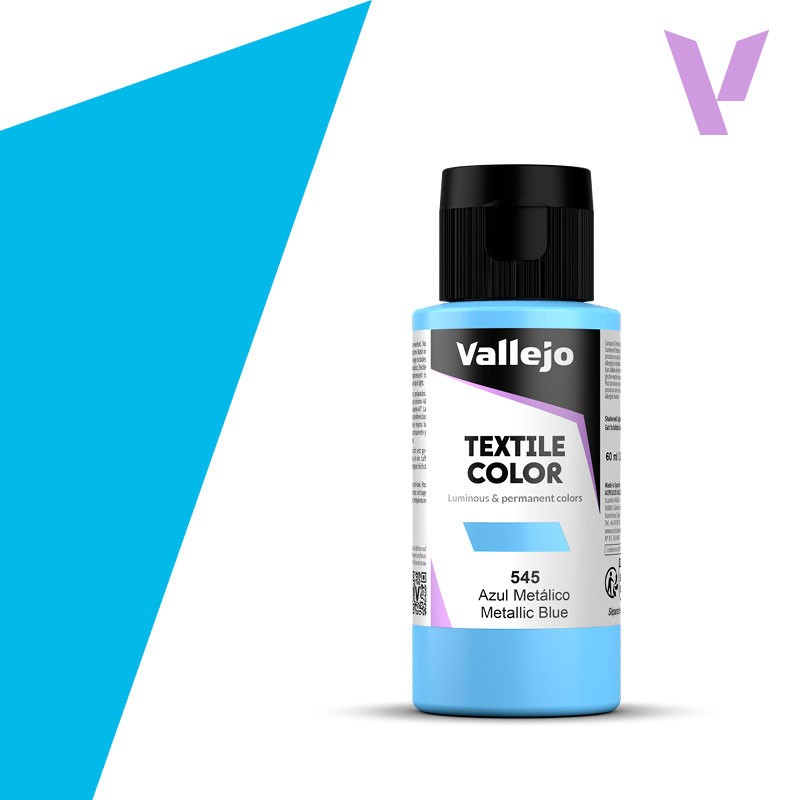 Vallejo Textil Color Blu Metallizzato 60 ml