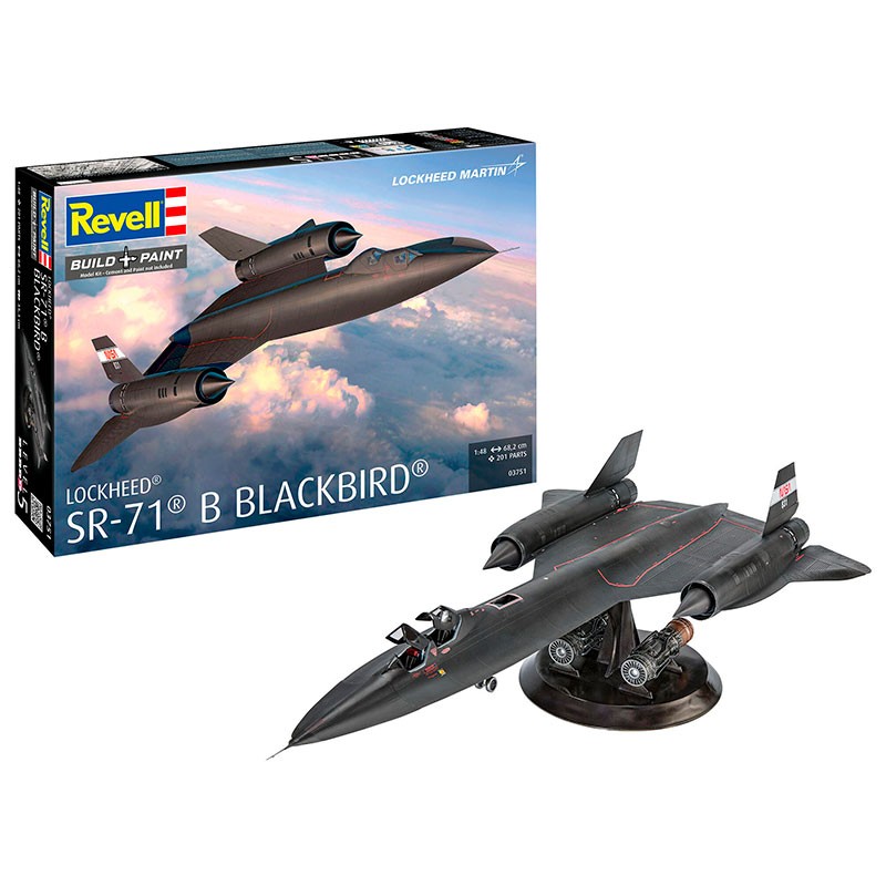 Revell Aereo Lockheed SR-71B Blackbird 1:48