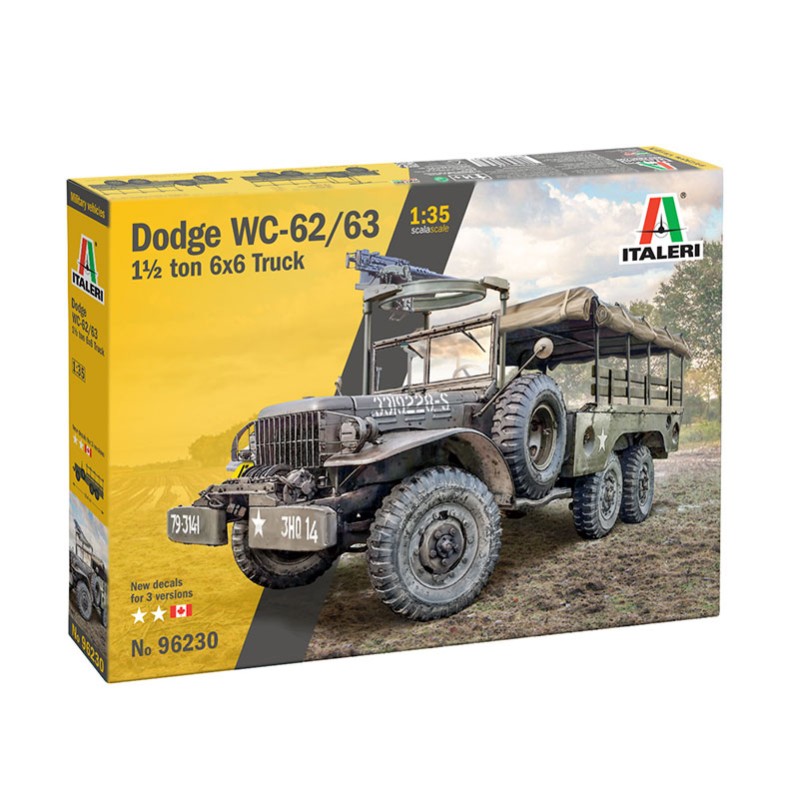 Immagine del prodotto 2: Italeri Veicolo Militare Dodge WC62 1 1⁄2 t 6x6 Truck 1:35