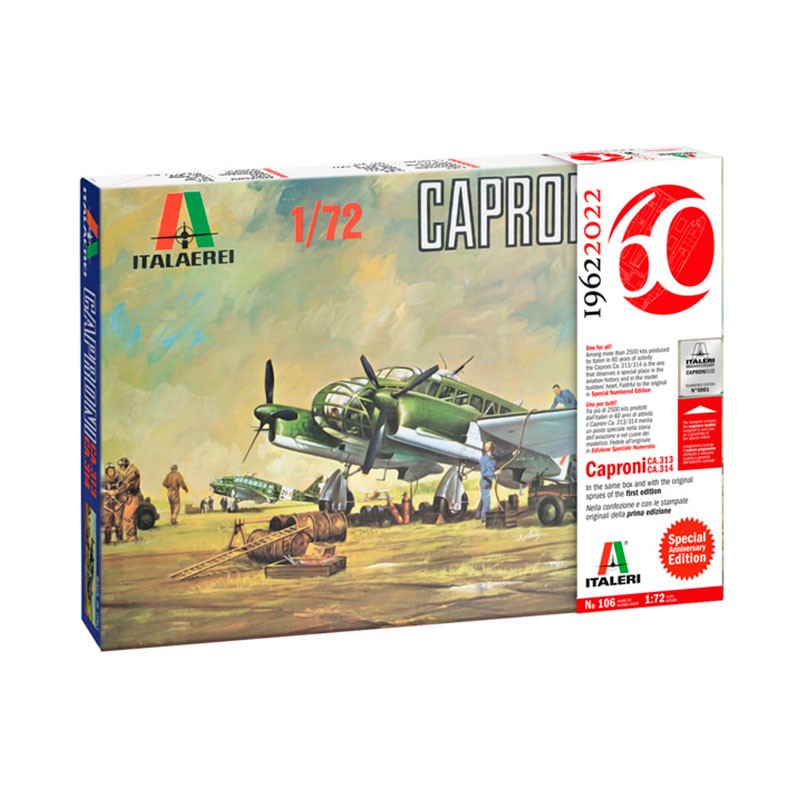 *Italeri Aereo Caproni Ca. 313/314 Special Ed. 1:72