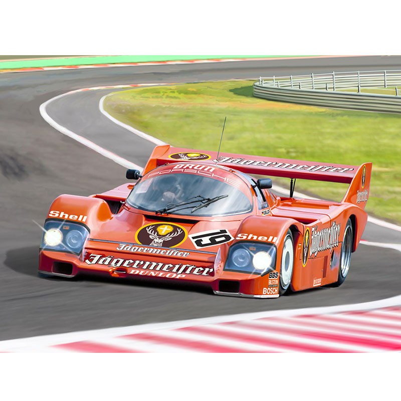 Italeri Auto da corsa Porsche 956 Jägermeister 1:24
