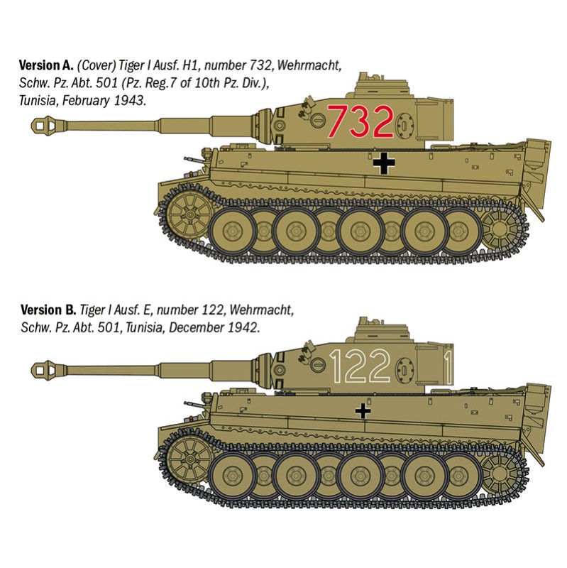 Immagine del prodotto 3: Italeri Carro Pz. Kpfw. VI Tiger I Ausf. E (tp) Early Production 1:35