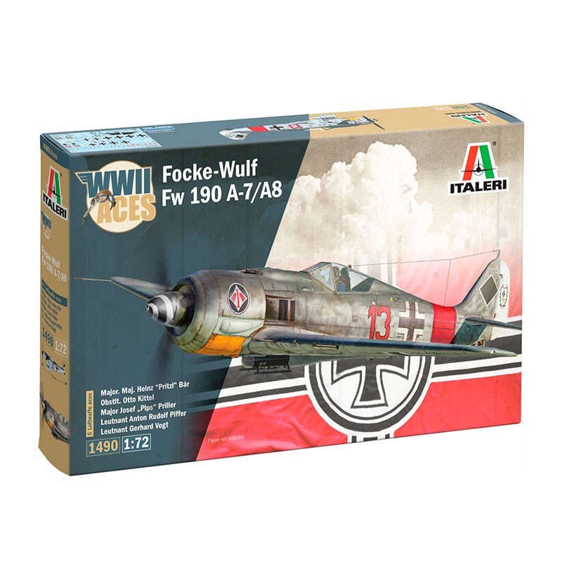Italeri Aereo Fw 190 A-8F Aces 1:72