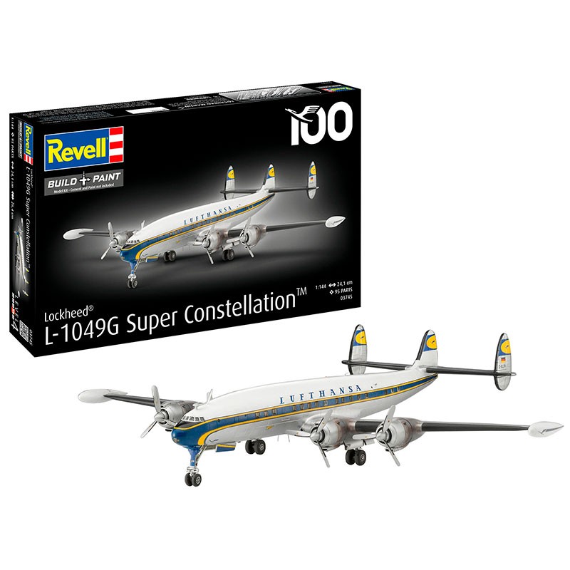Revell Aereo Lockheed L.1049G Super Constellation Lufthansa 1:144