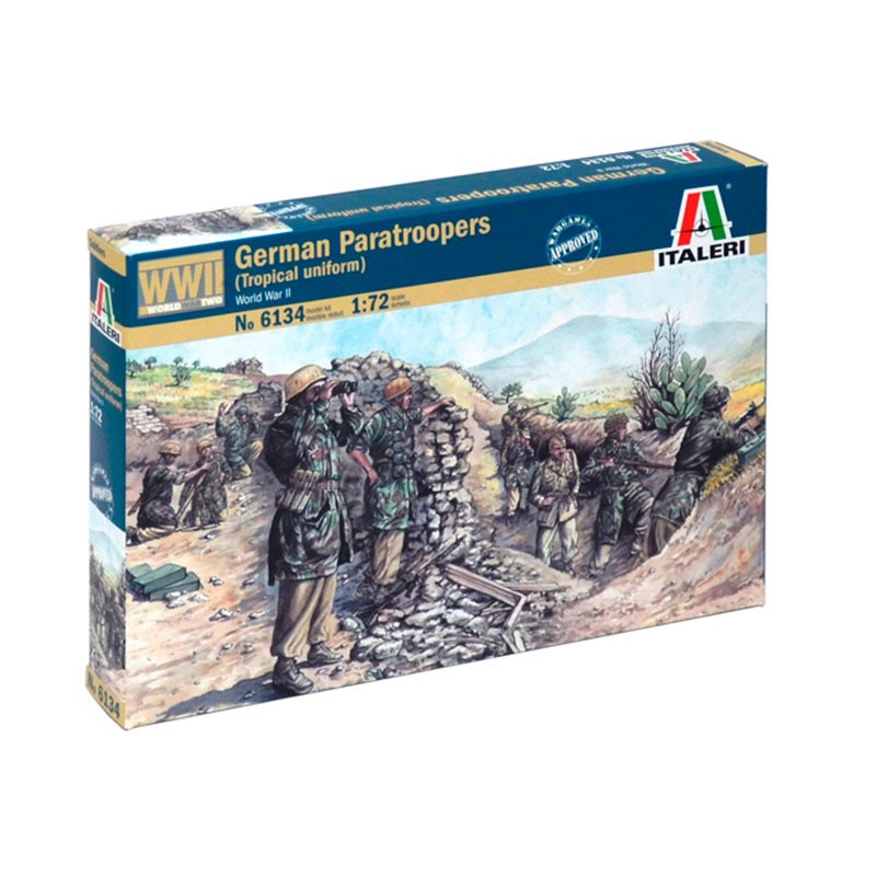 Italeri Figure Soldati German Paratroopers - tropical uniform (WWII) 1:72