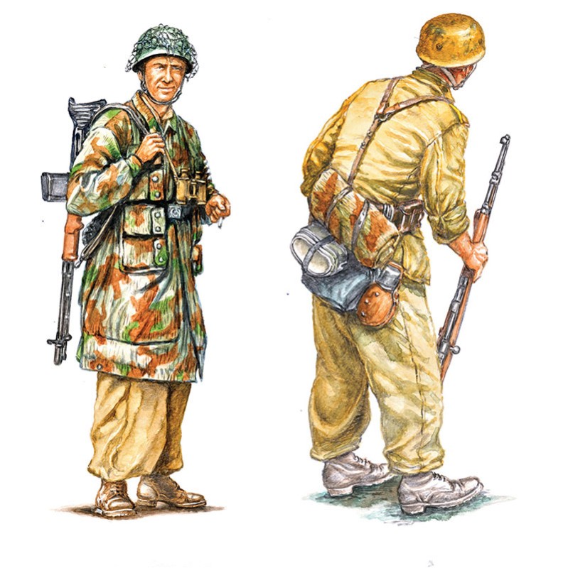 Immagine del prodotto 3: Italeri Figure Soldati German Paratroopers - tropical uniform (WWII) 1:72
