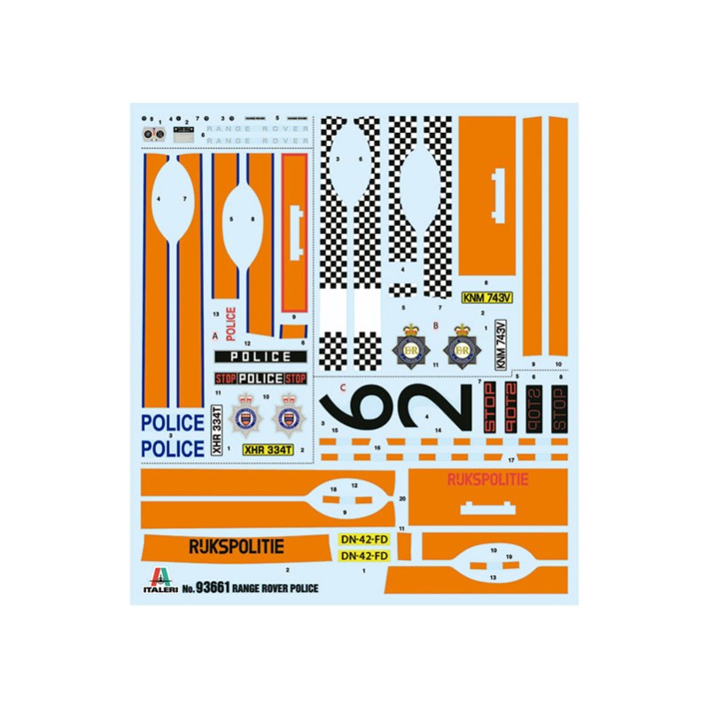 Product image 4: Italeri Range Rover Police Off-Roader 1:24